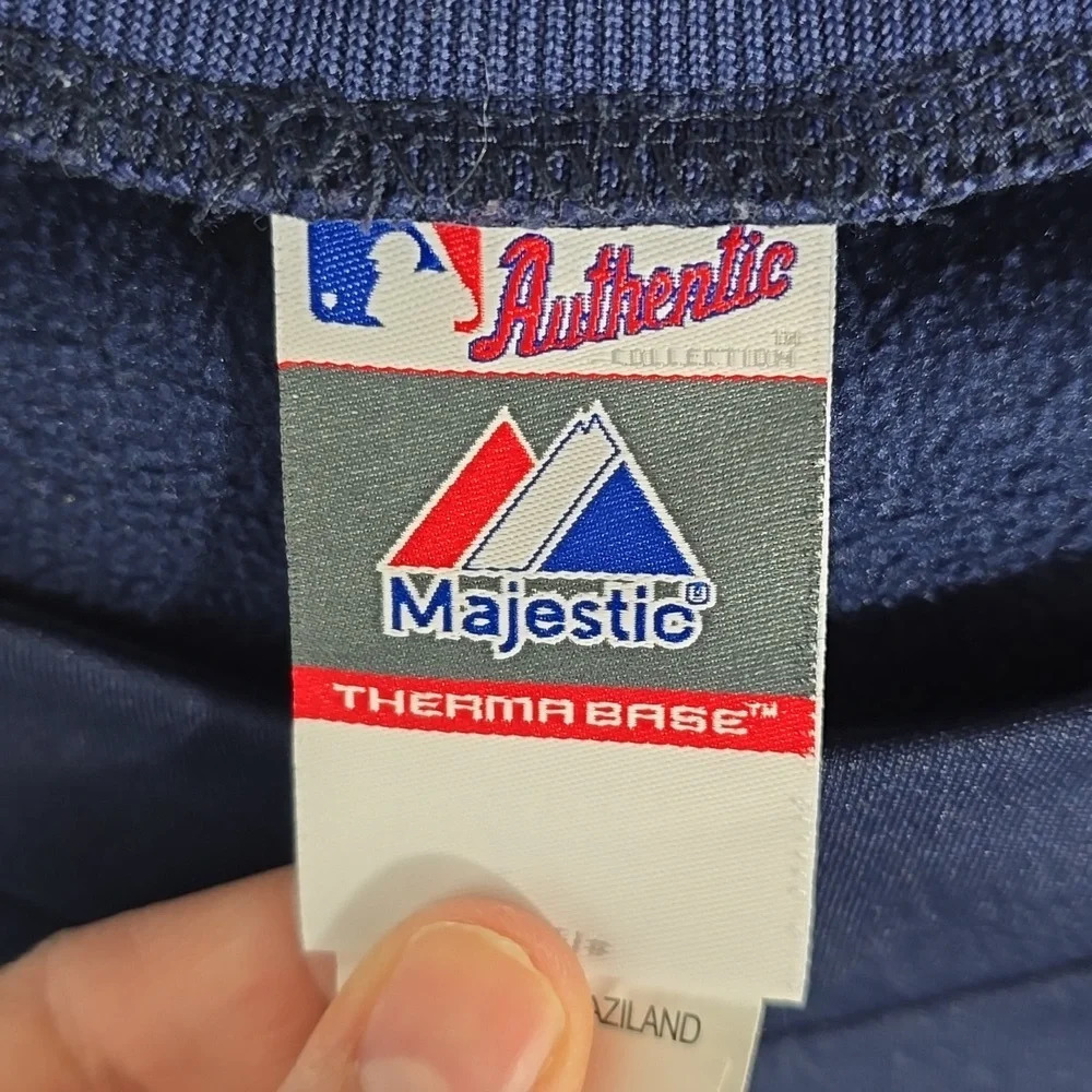 {Majestic} MLB Authentic All Stae Game 2014 Therma Base Sweatshirt- Size Medium - Picture 14 of 17